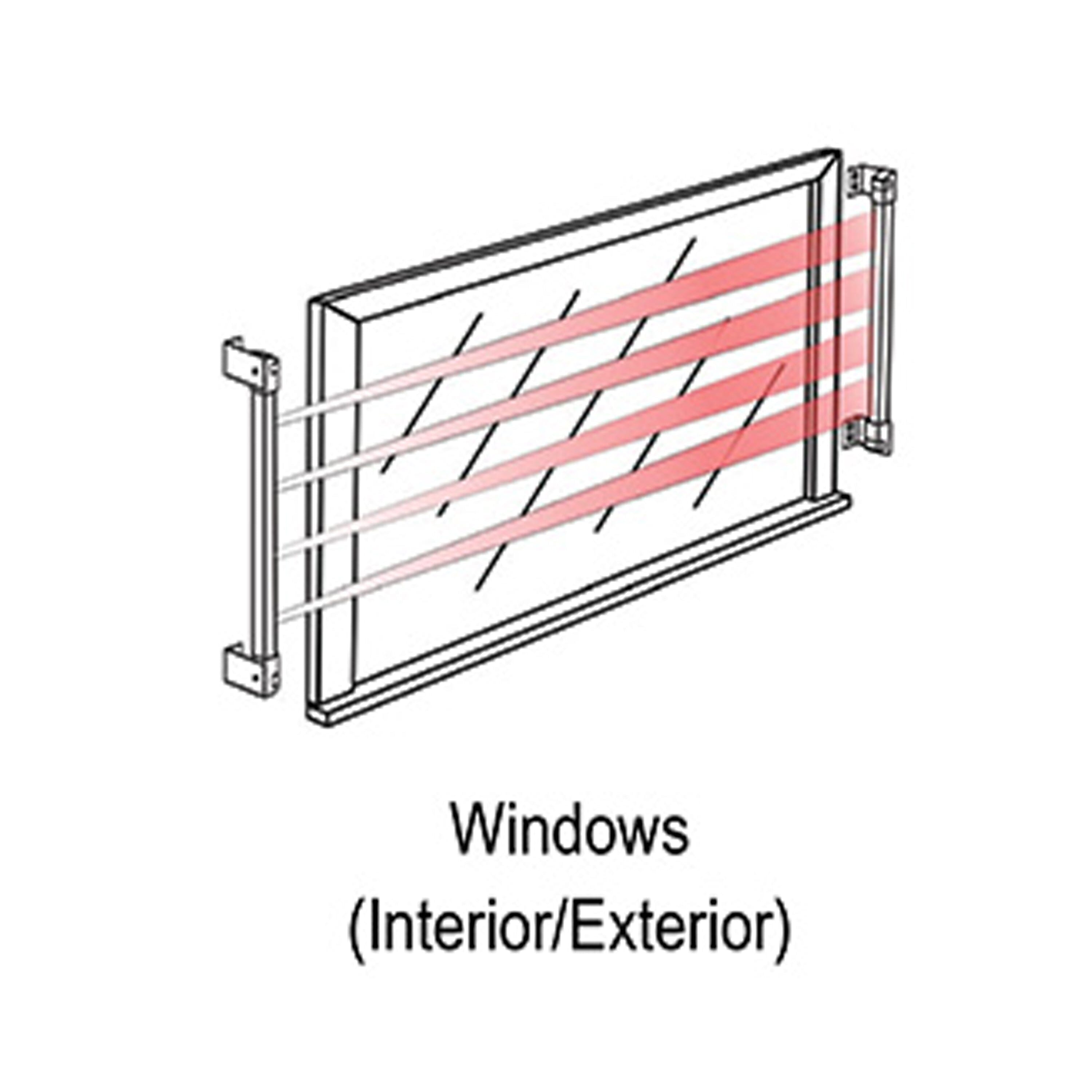 Seco-Larm Enforcer Curtain Sensors 4 Beams | 57cm | Remote Pro